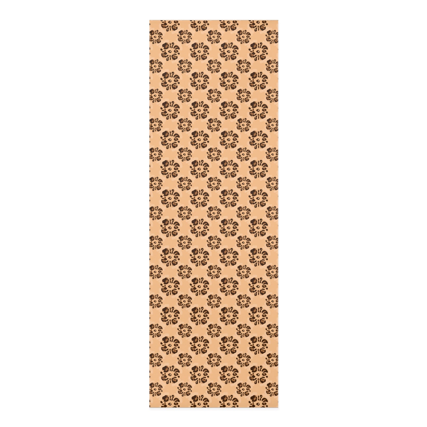Leopard Floral Print Foam Yoga Mat – Non-Slip, Extra-Thick Comfort