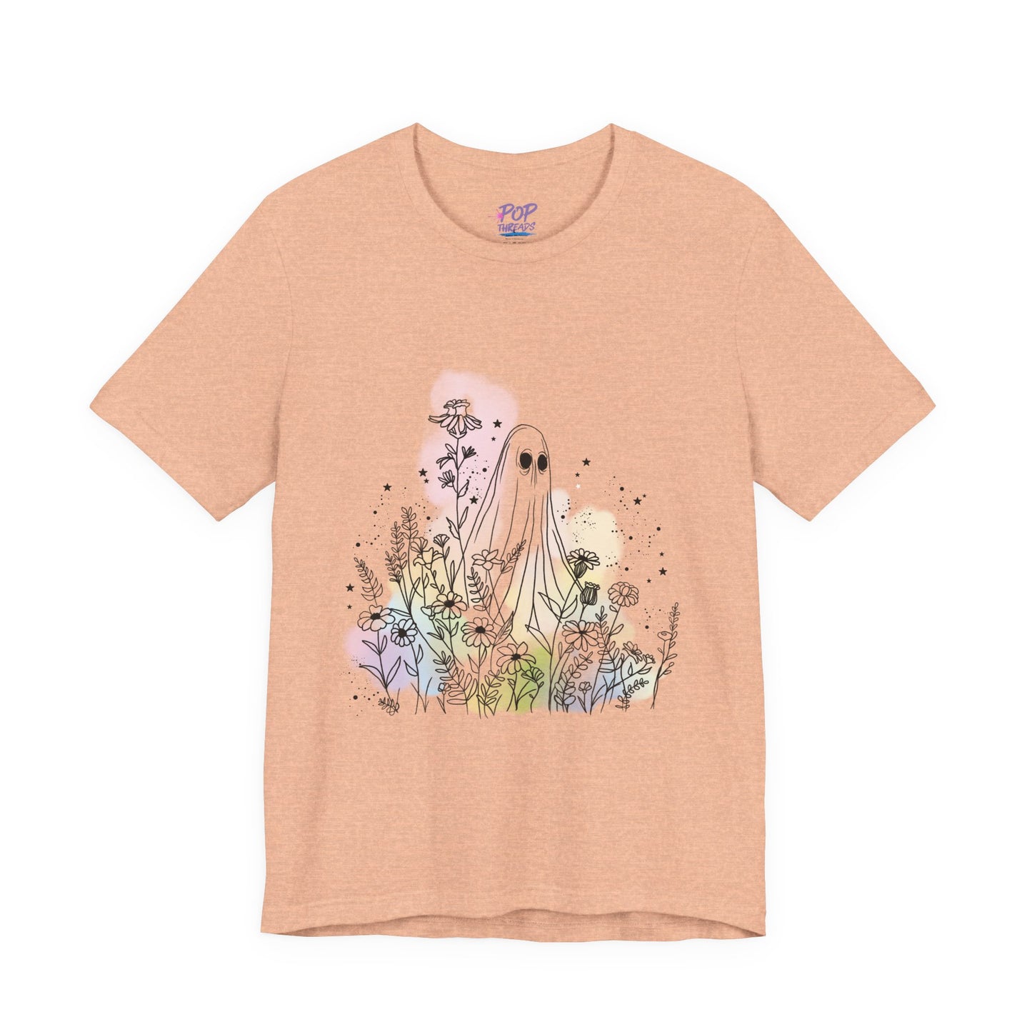 Hippie Rainbow Ghost Tee