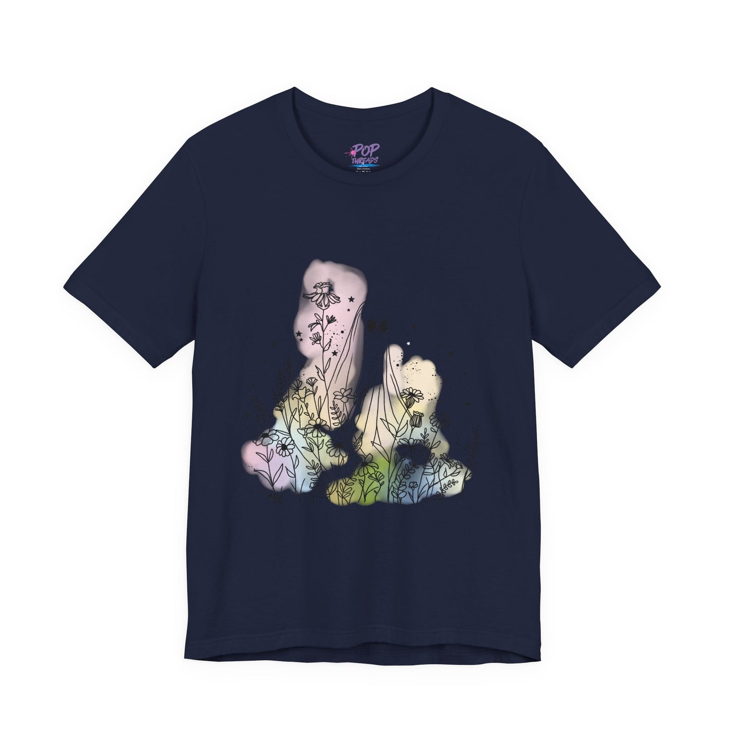 Hippie Rainbow Ghost Tee