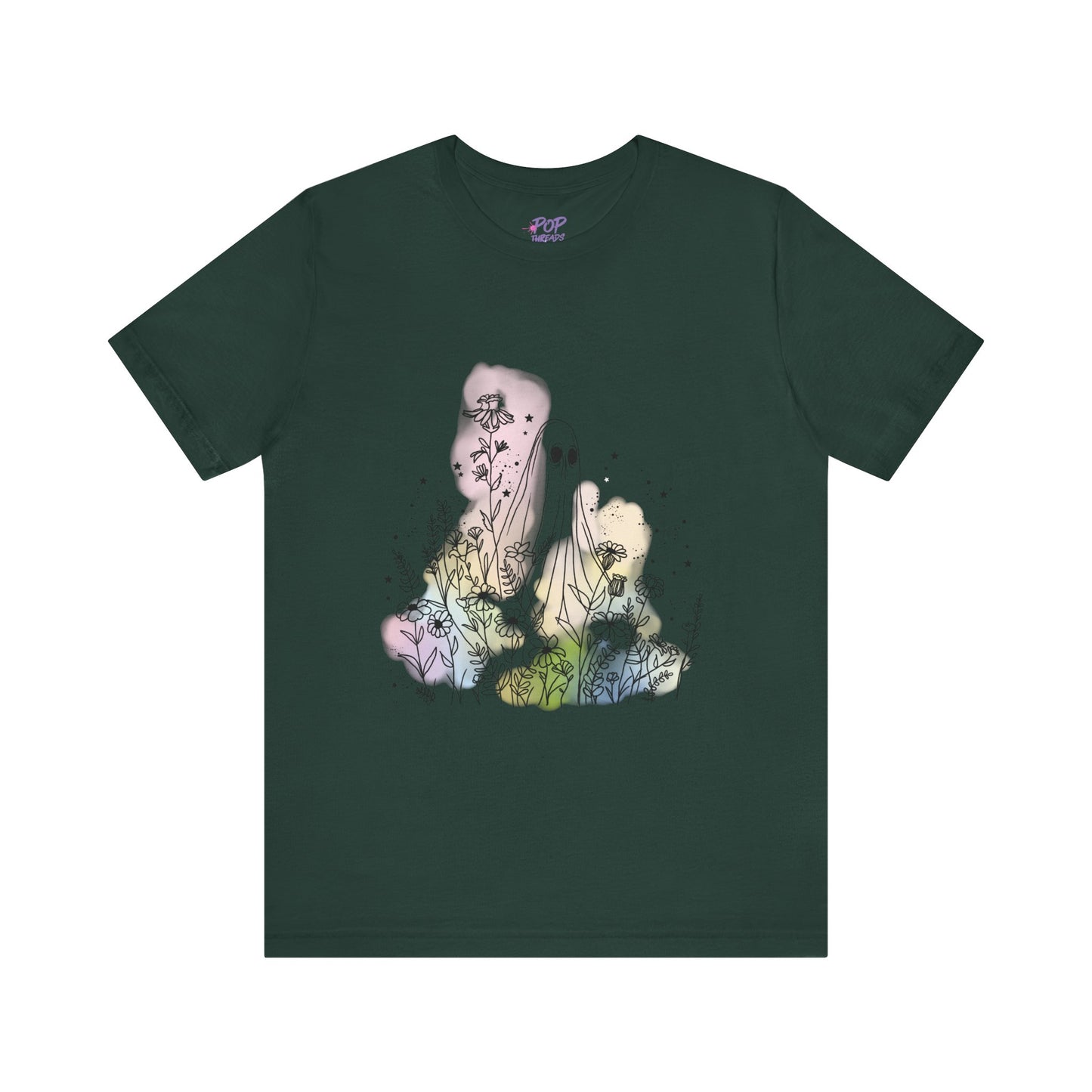 Hippie Rainbow Ghost Tee