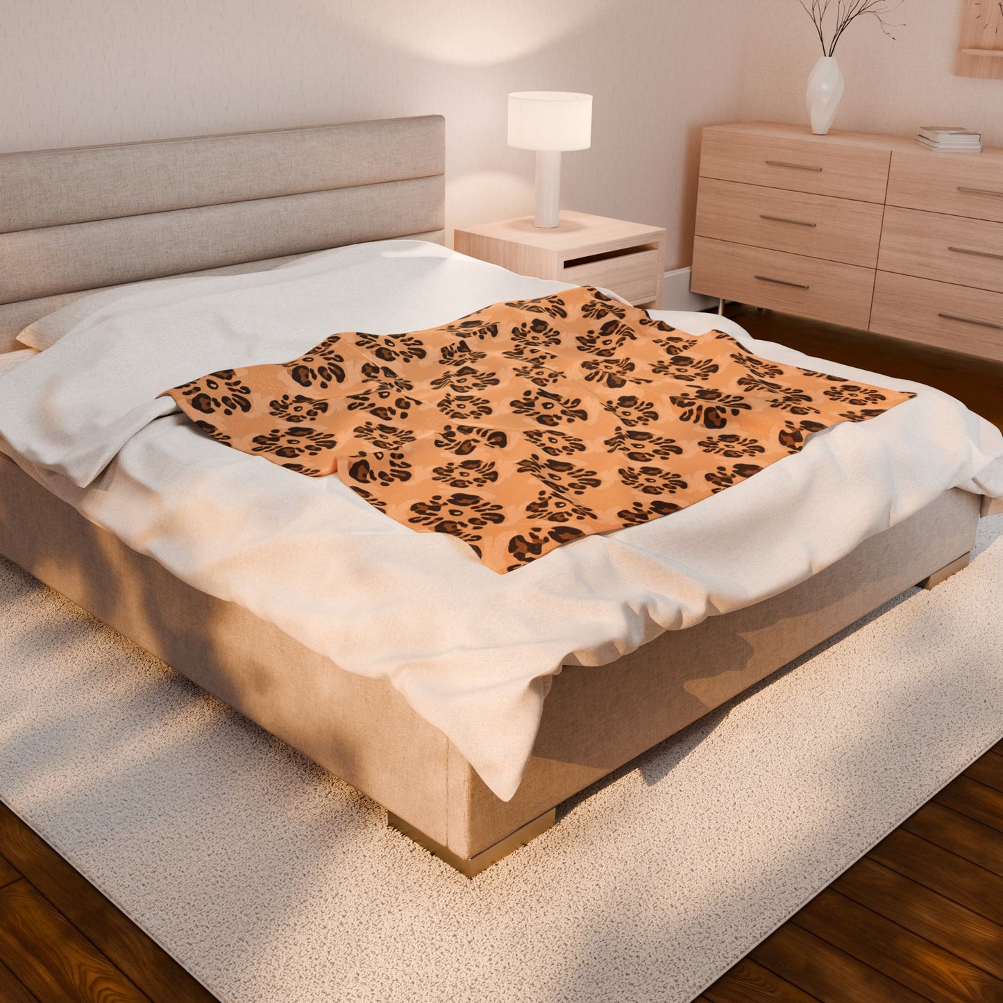 Plush Blanket - Unique Leopard Print Design