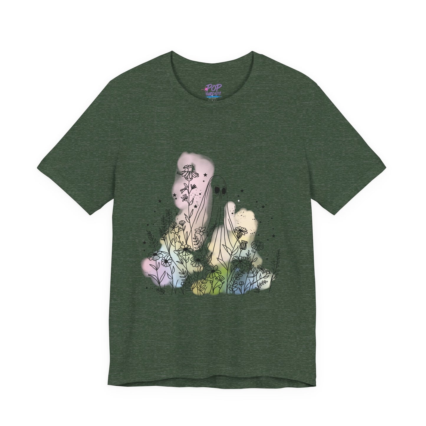 Hippie Rainbow Ghost Tee