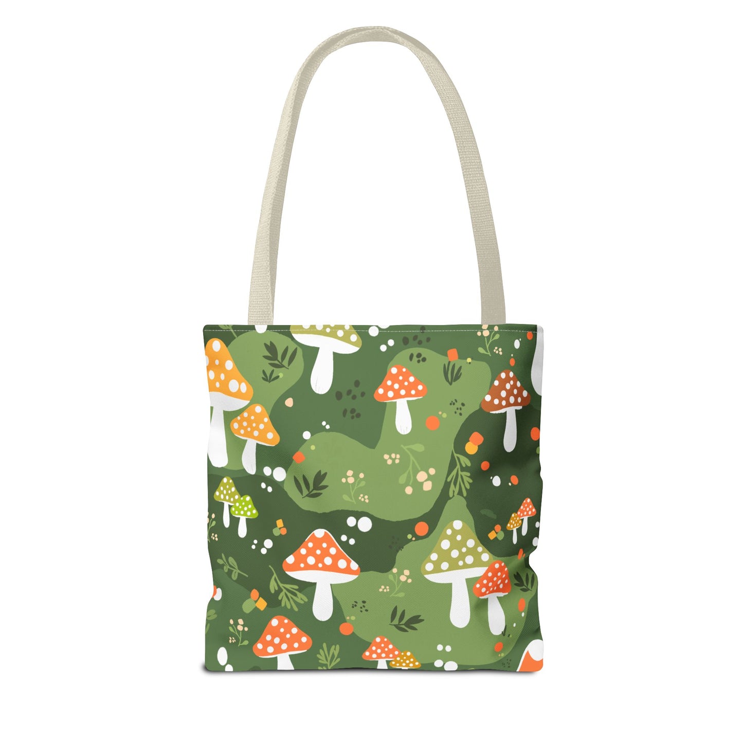 Folk Art Mushroom Tote Bag