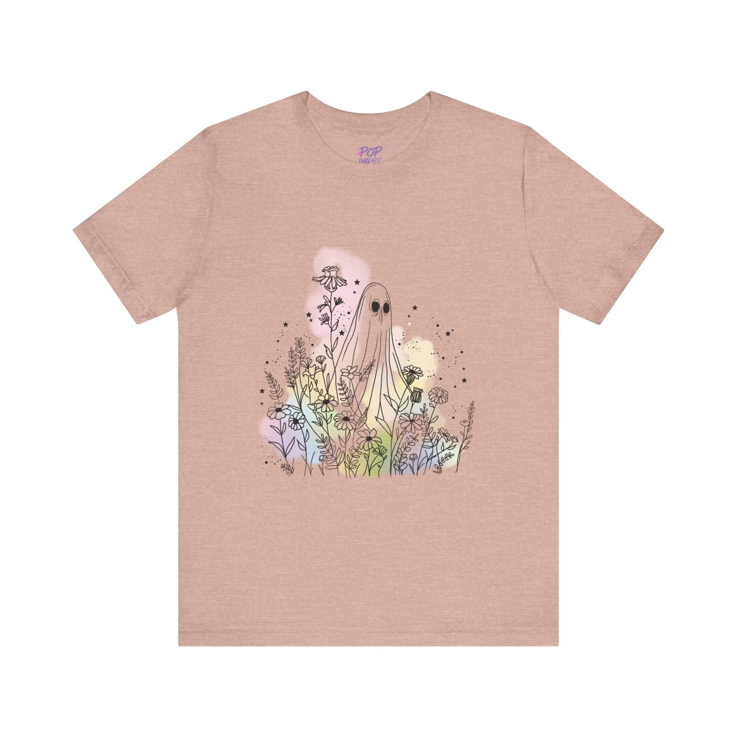 Hippie Rainbow Ghost Tee