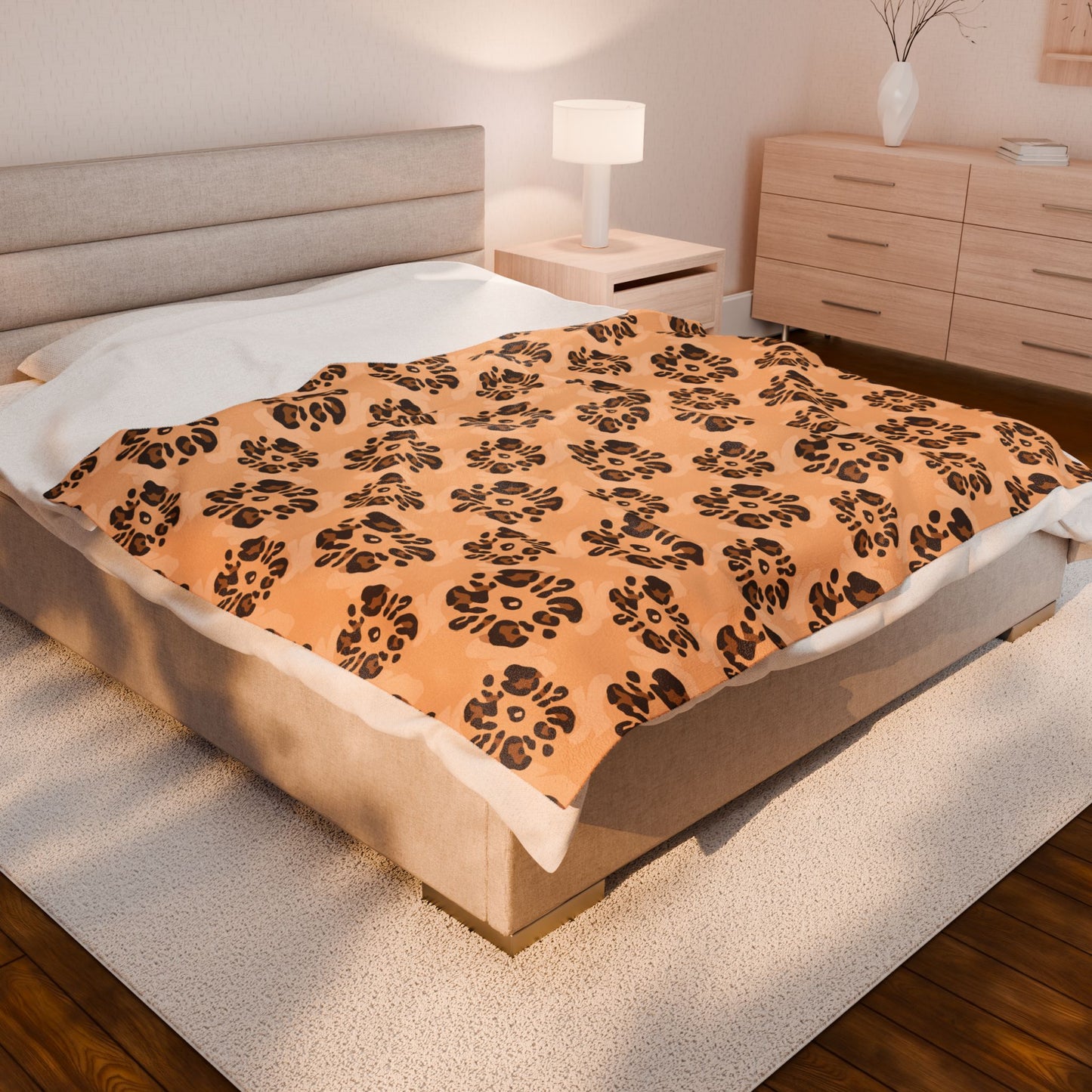 Plush Blanket - Unique Leopard Print Design
