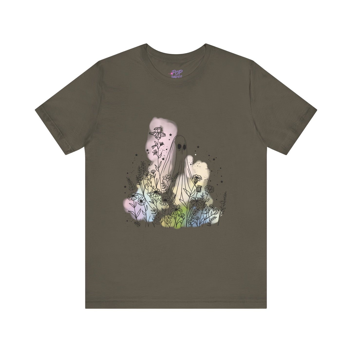 Hippie Rainbow Ghost Tee