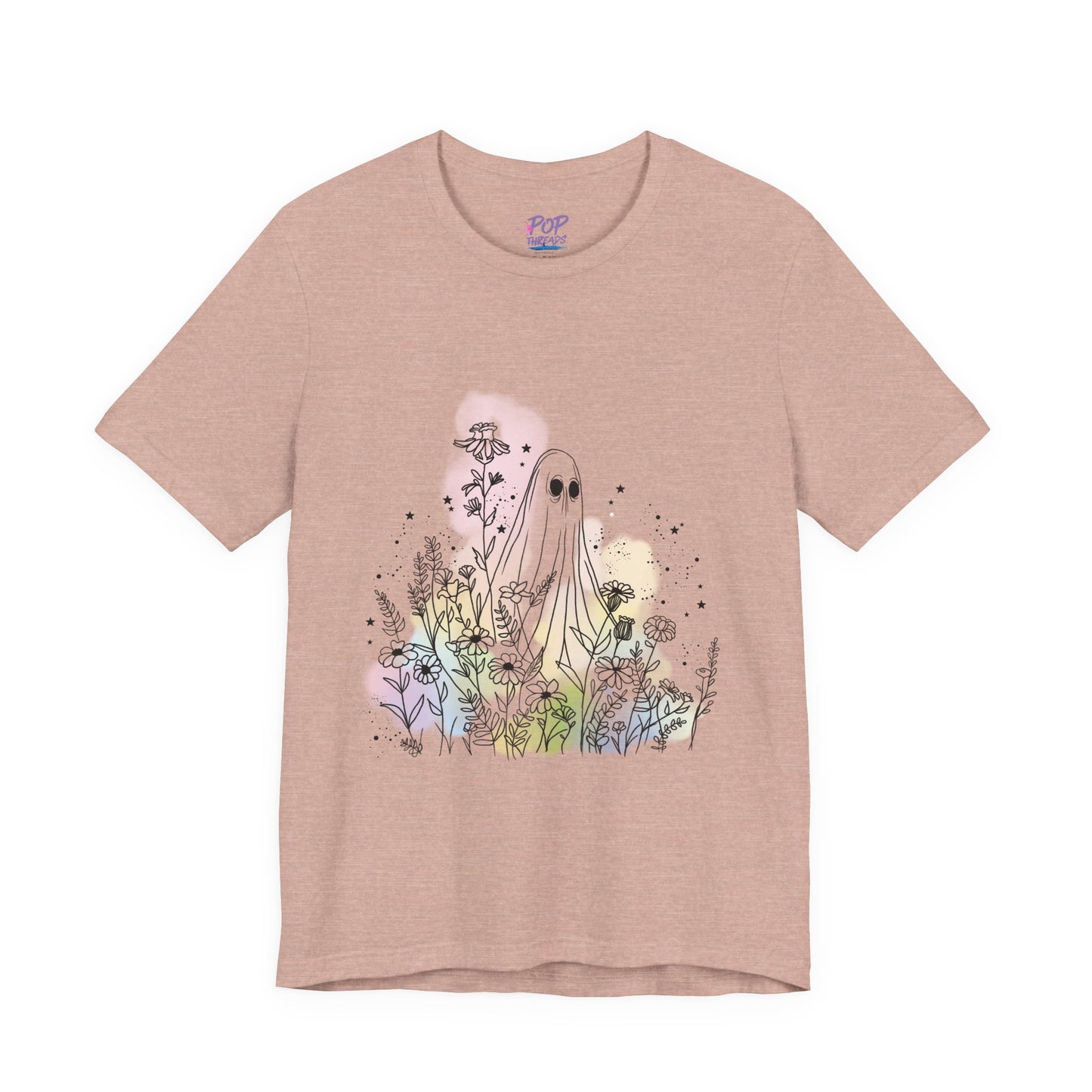Hippie Rainbow Ghost Tee