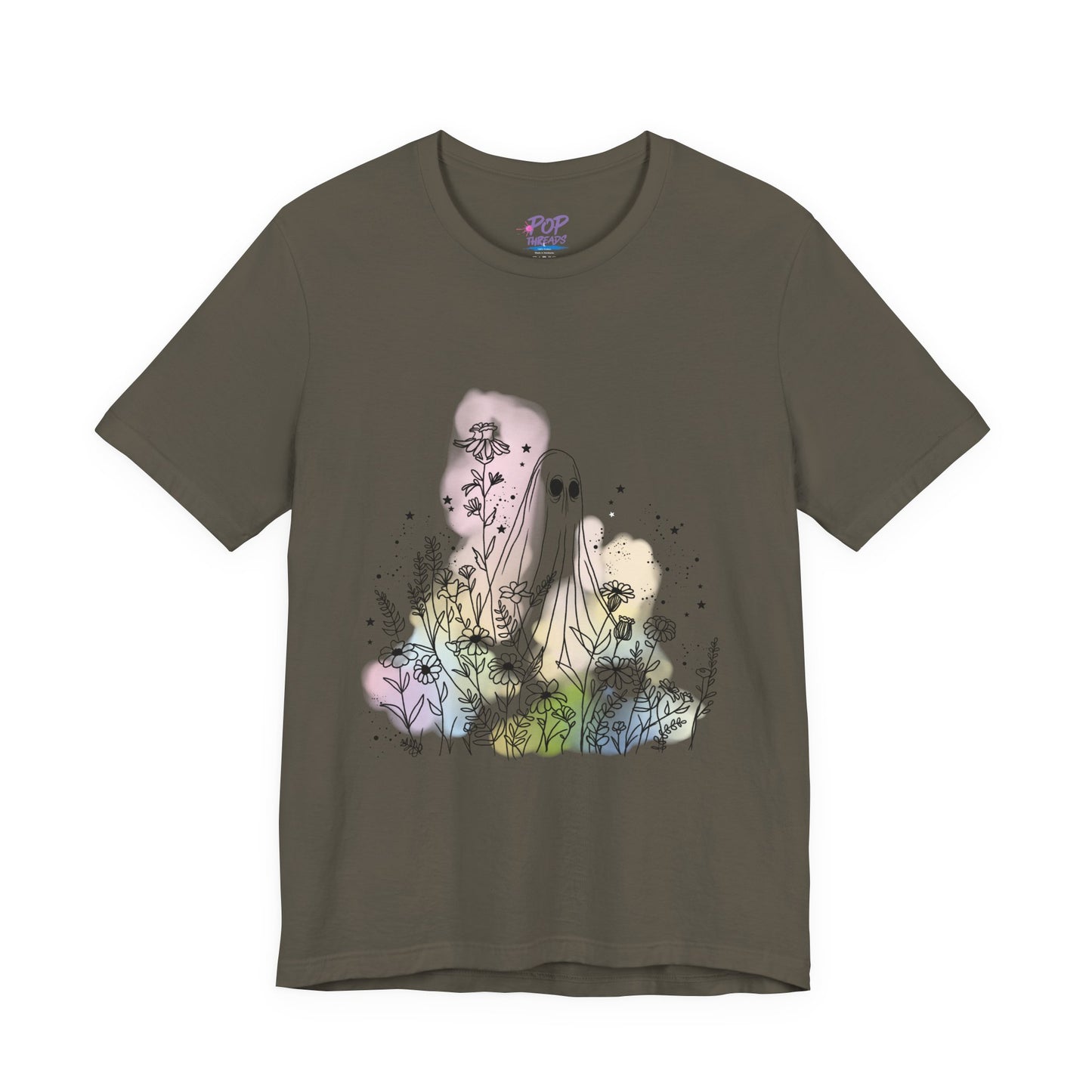 Hippie Rainbow Ghost Tee