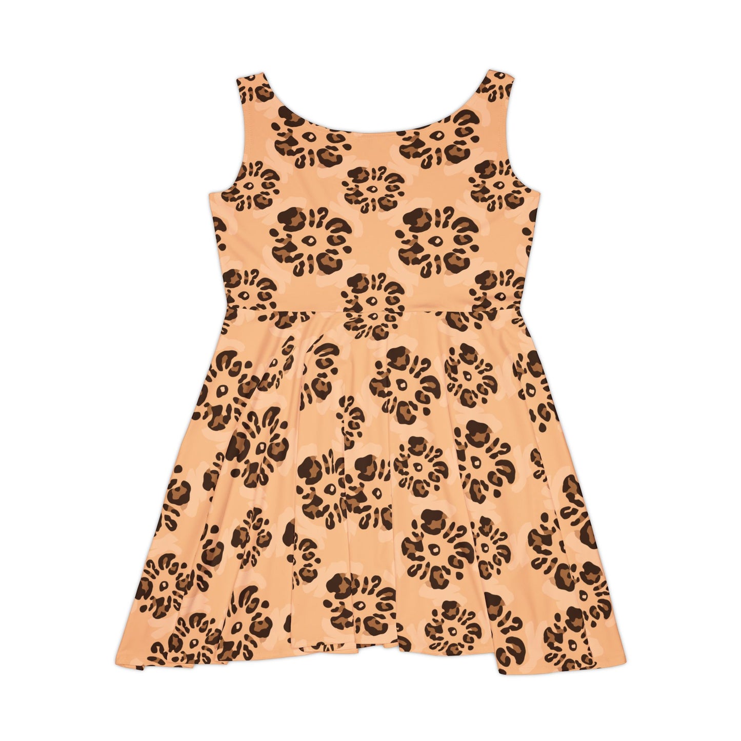 Leopard Print Skater Dress