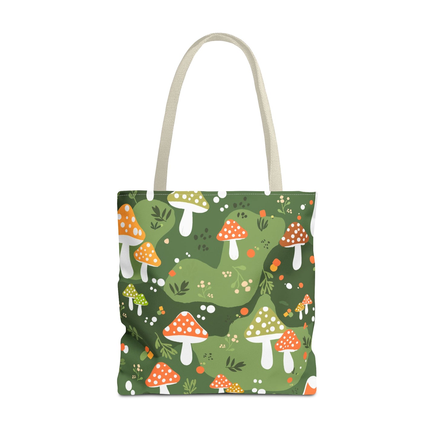 Folk Art Mushroom Tote Bag