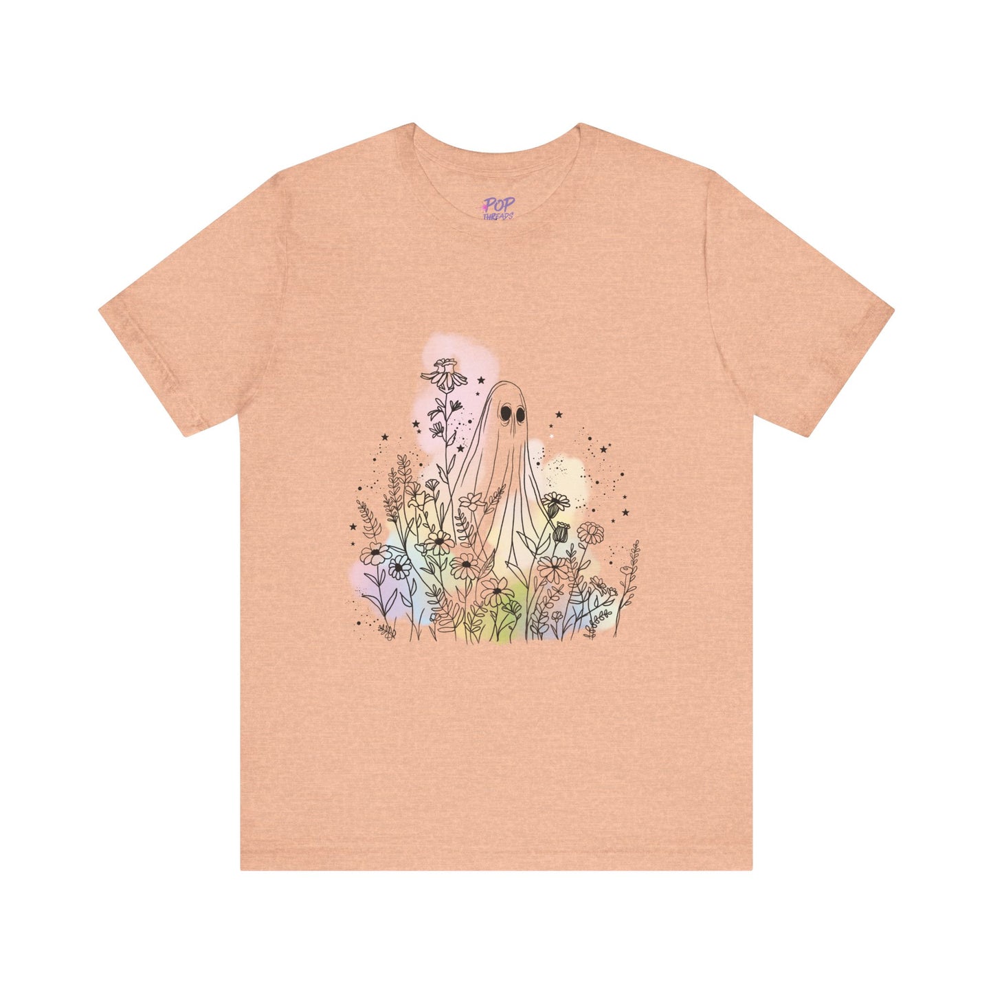 Hippie Rainbow Ghost Tee