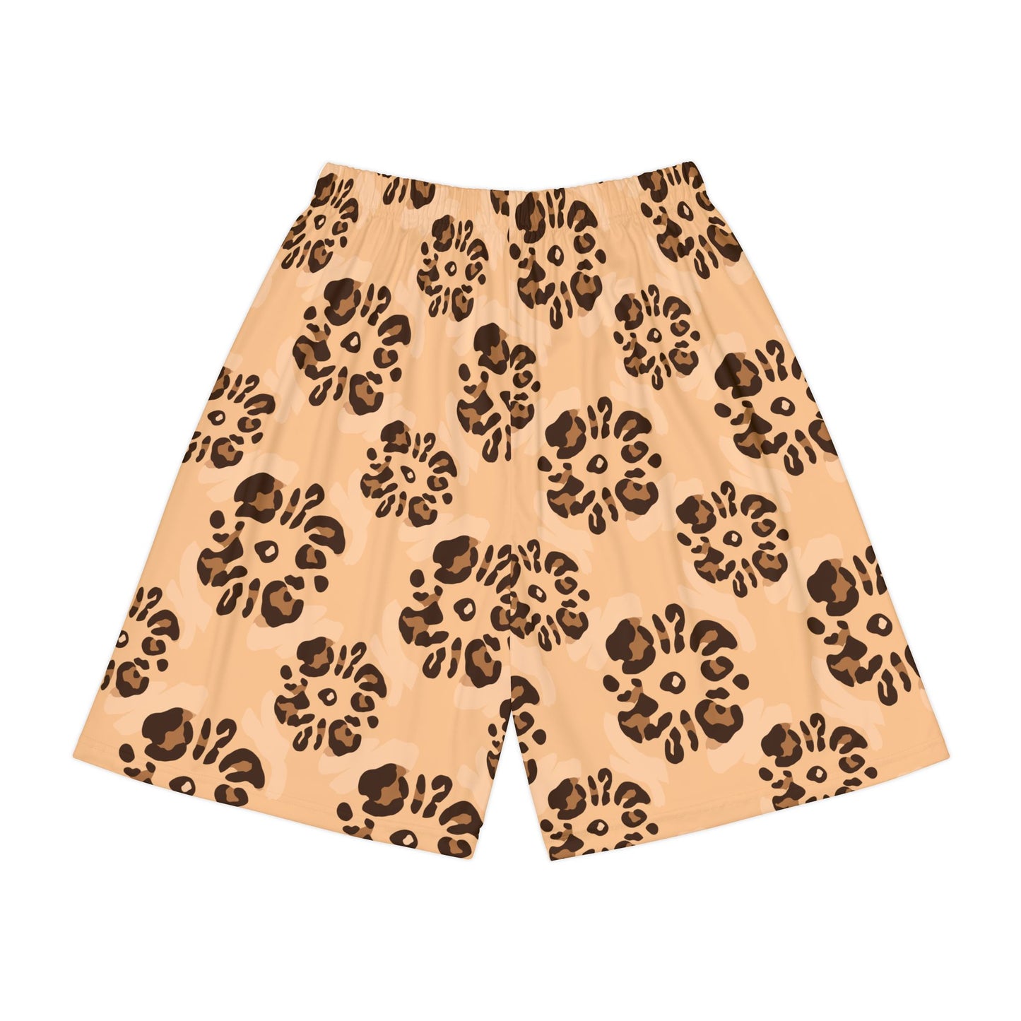 Leopard Print Sports Shorts