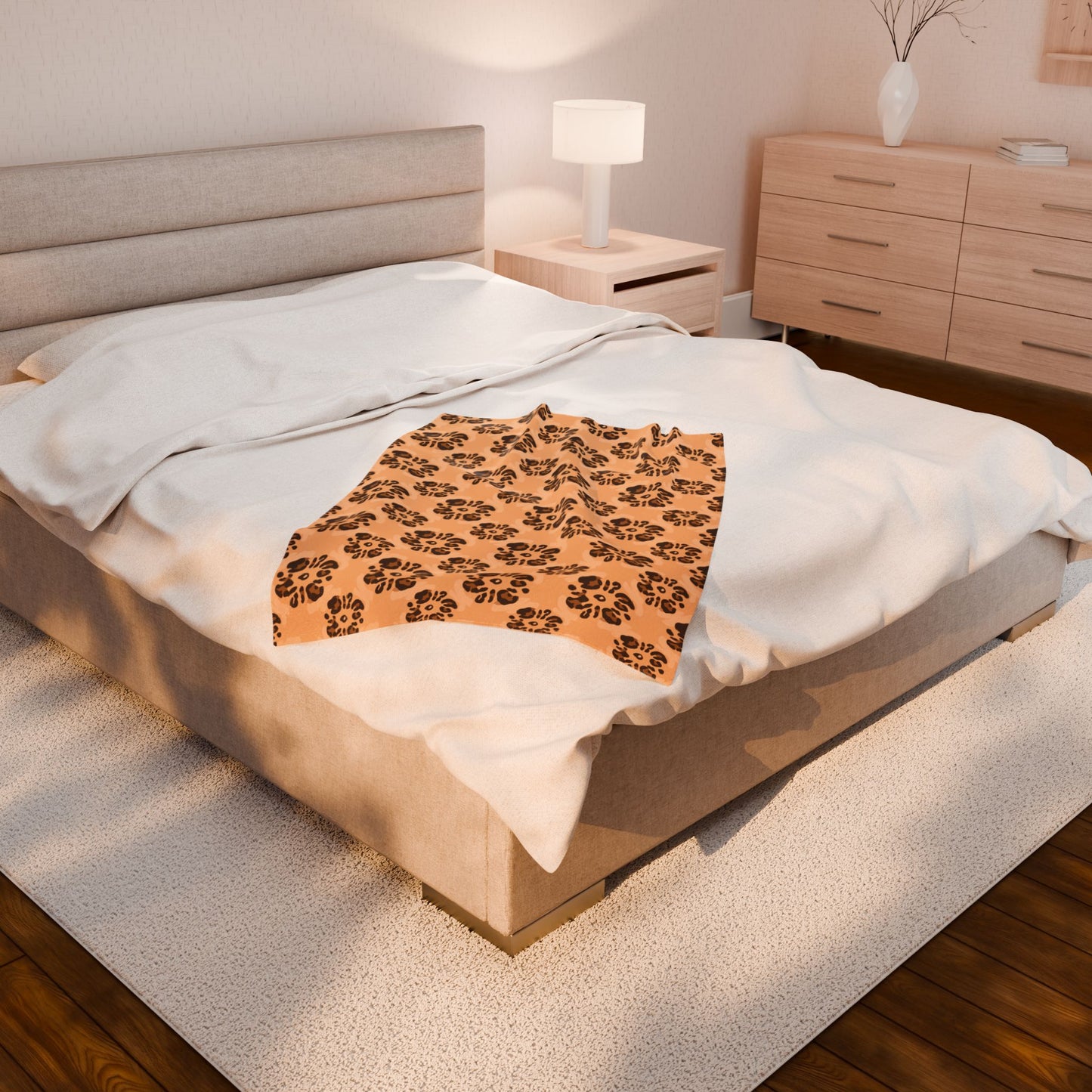 Plush Blanket - Unique Leopard Print Design