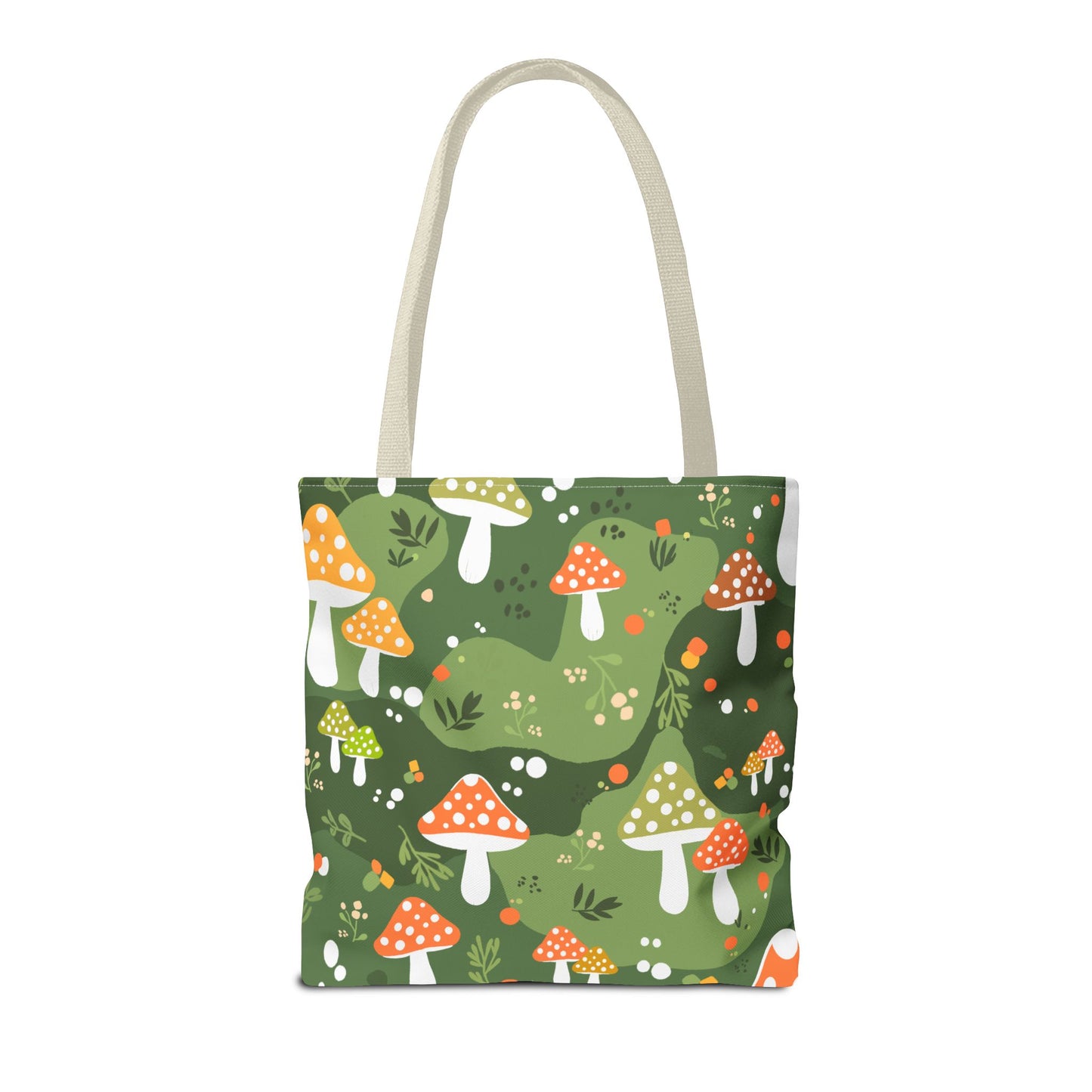 Folk Art Mushroom Tote Bag