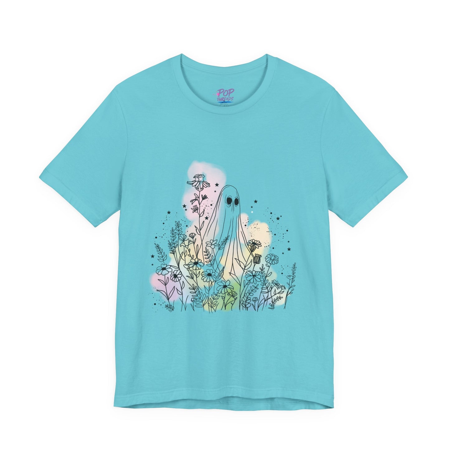 Hippie Rainbow Ghost Tee