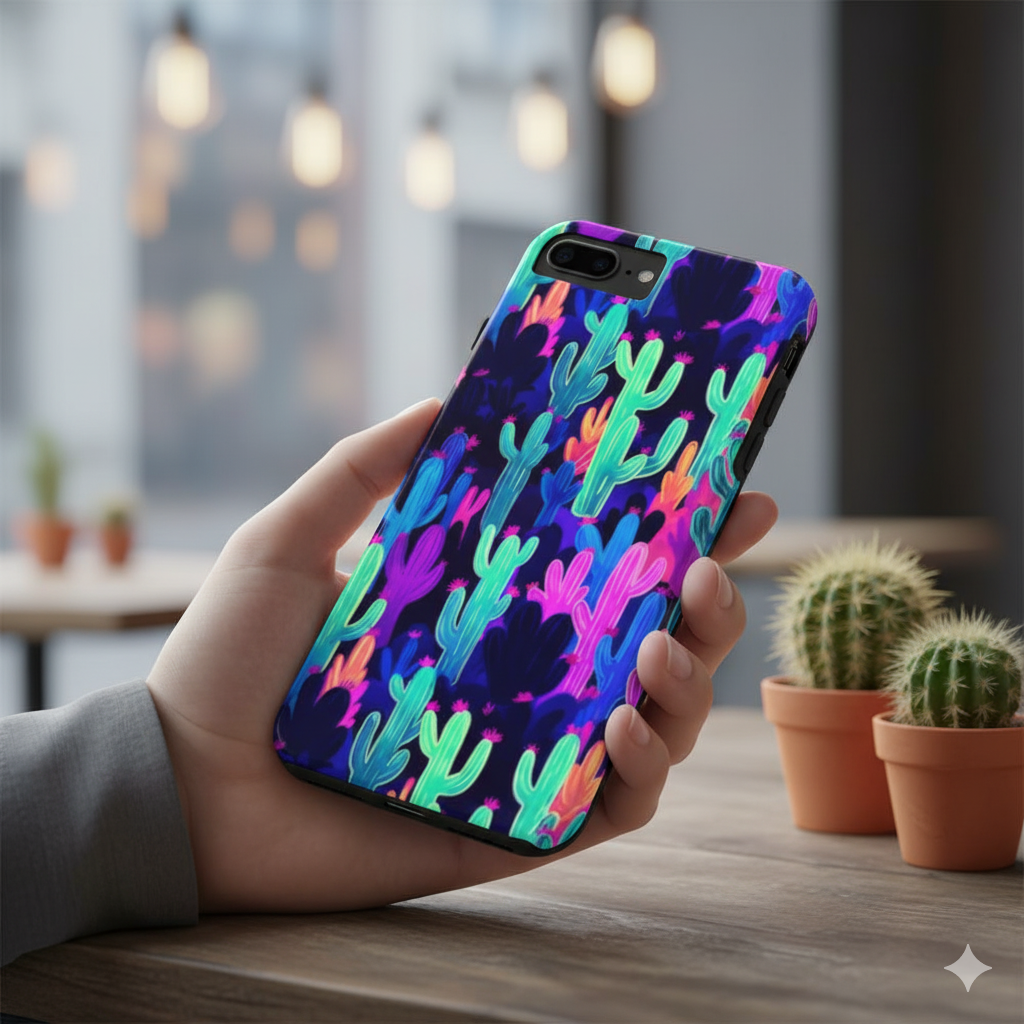 Rave Cacti Tough Phone Cases