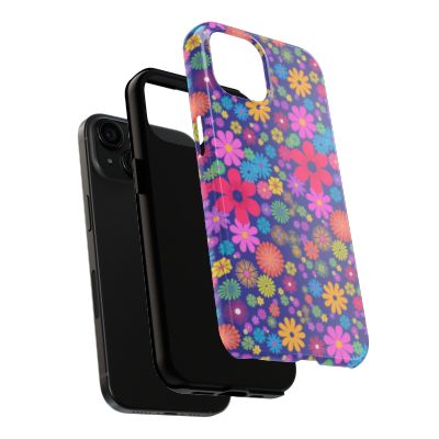 Colorful Floral Tough Phone Case