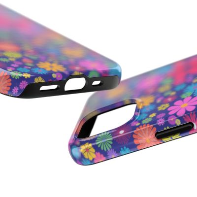 Colorful Floral Tough Phone Case