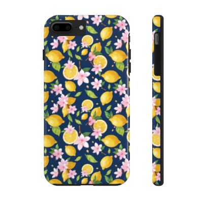 Lemon cherry blossom Tough Phone Cases