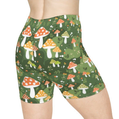 Mushroom Biker Shorts