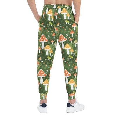 Mushroom Print Joggers