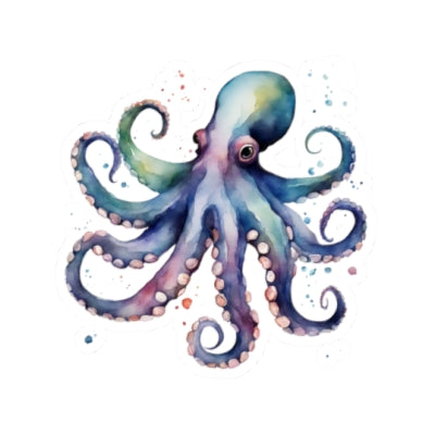 Octopus Kiss-Cut Stickers