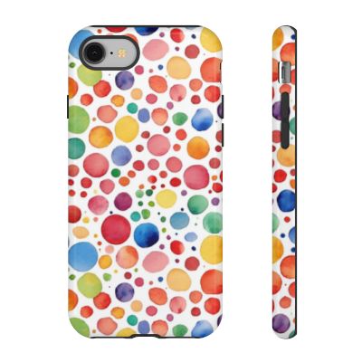 Polka dot drop Tough Phone Case