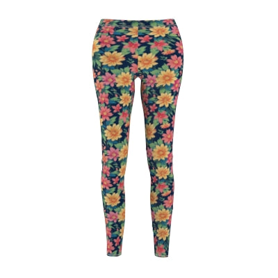 Tropical floral Women's Casual Leggings