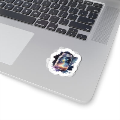 Universe in a jar Kiss-Cut Stickers
