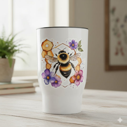 Bubble Bee Kiss-Cut Stickers