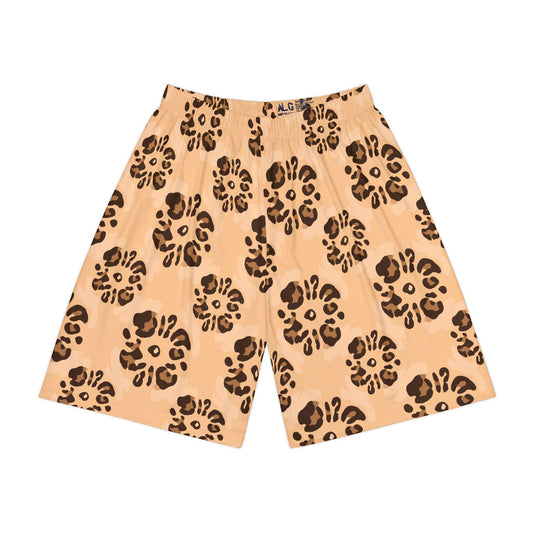 Leopard Print Sports Shorts