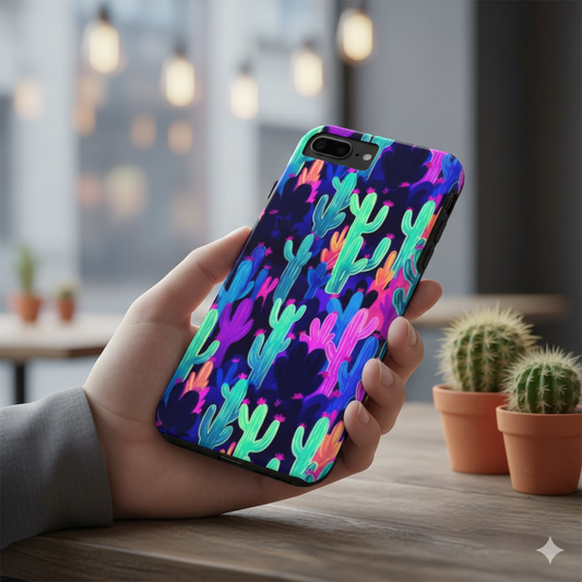 Rave Cacti Tough Phone Cases