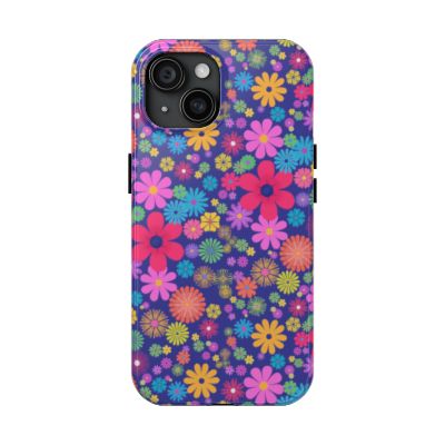 Colorful Floral Tough Phone Case