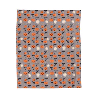 Cozy Halloween Velveteen Plush Blanket