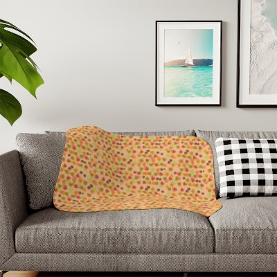 Autumn leaves Cozy Sherpa Blanket
