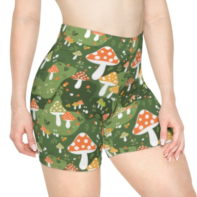 Mushroom Biker Shorts