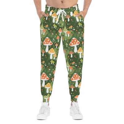 Mushroom Print Joggers