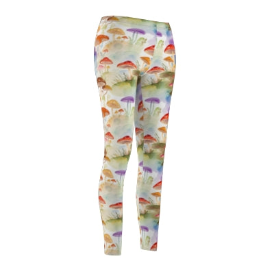 Mushroom Print Womens Leggings