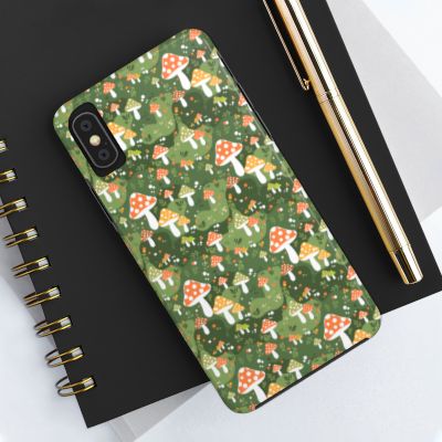 Whimsical Mushroom Pattern Phone Case