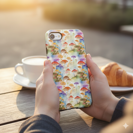 Mushroom Tough Phone Case