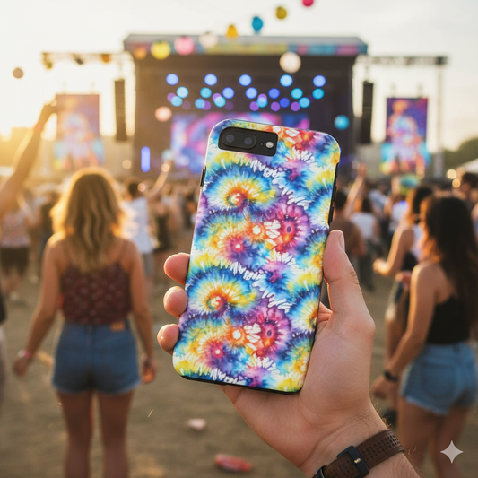 Rainbow Tye Dye Phone Case