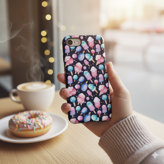 Cotton Candy Space Explosion Tough Phone Case