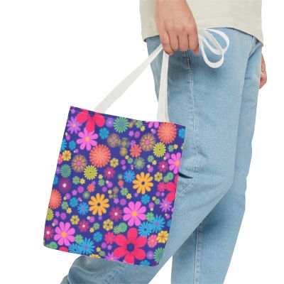 Vibrant Floral Tote Bag
